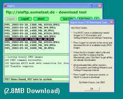 FTP Engine for Satellite Data (Shockwave Executable)